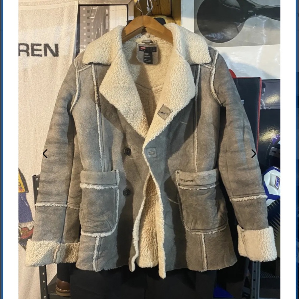 Insane Vintage Diesel Genuine Shearling Jacket